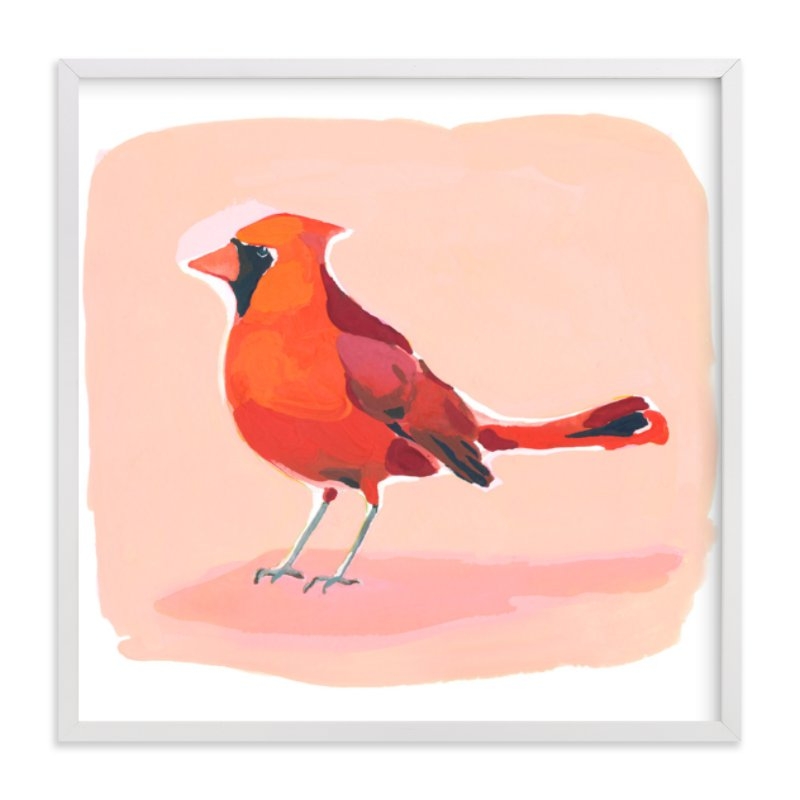 Inquisitive Cardinal Limited Edition Fine Art Print 1 - Image 0
