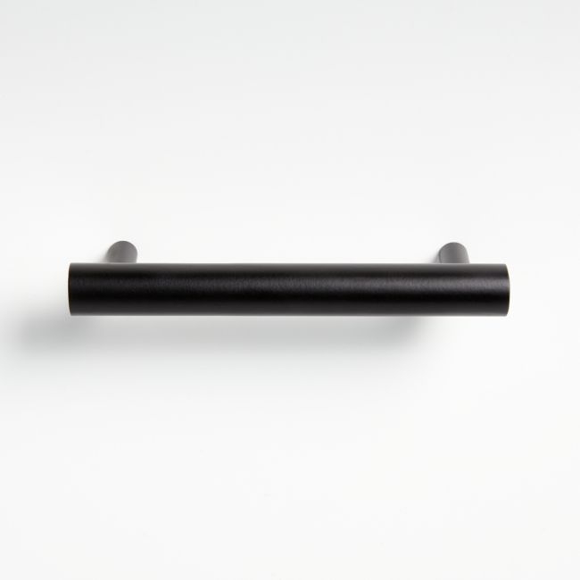 Round 4" Matte Black Bar Pull - Image 0
