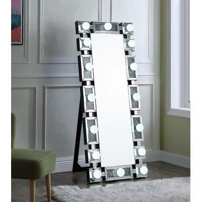 Lofgren Glam Beveled Lighted Full Length Mirror - Image 0