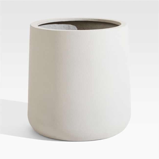 Saabira Taupe 15.5" Tall Indoor/Outdoor Planter - Image 0