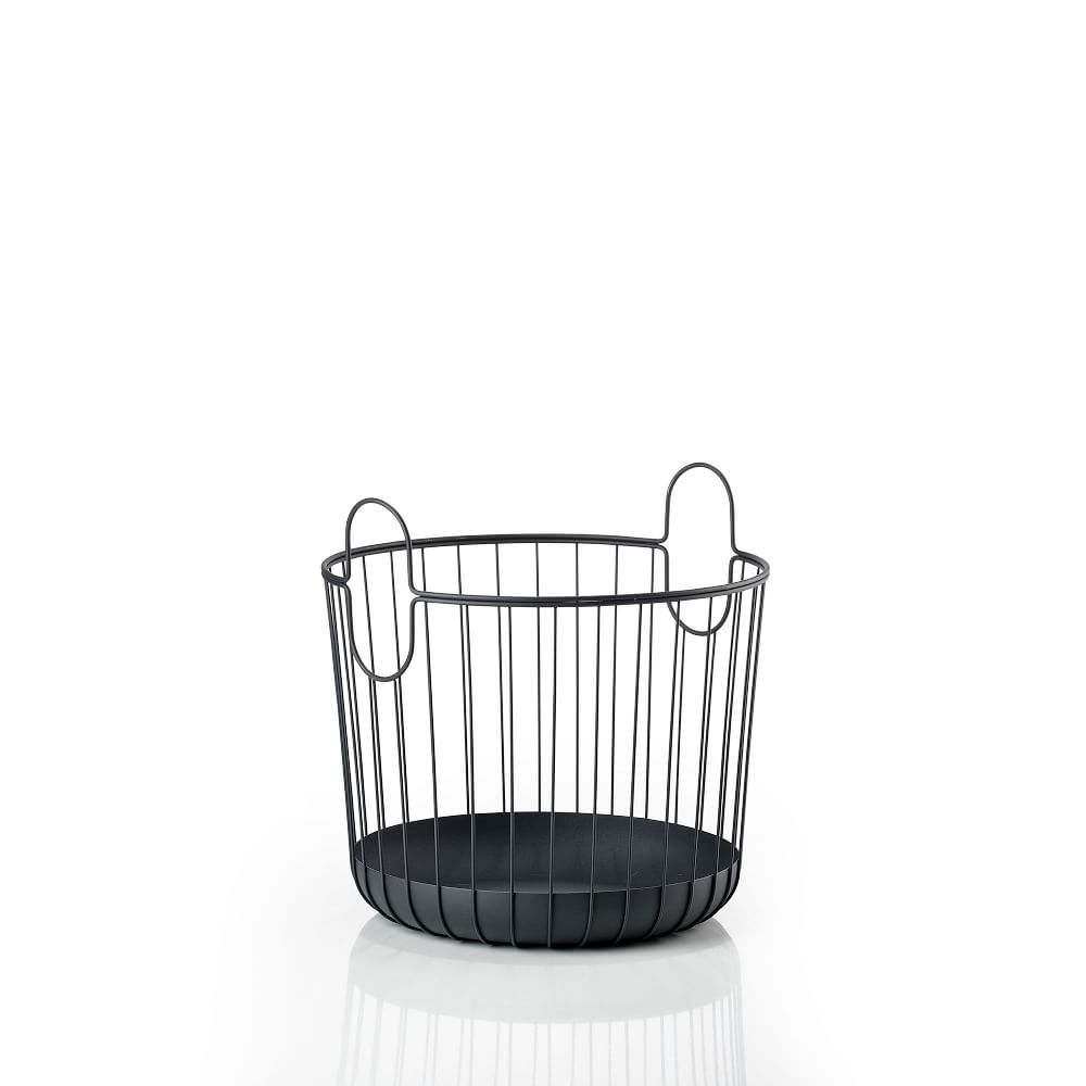 Inu Metal Basket, Large, Black - Image 0