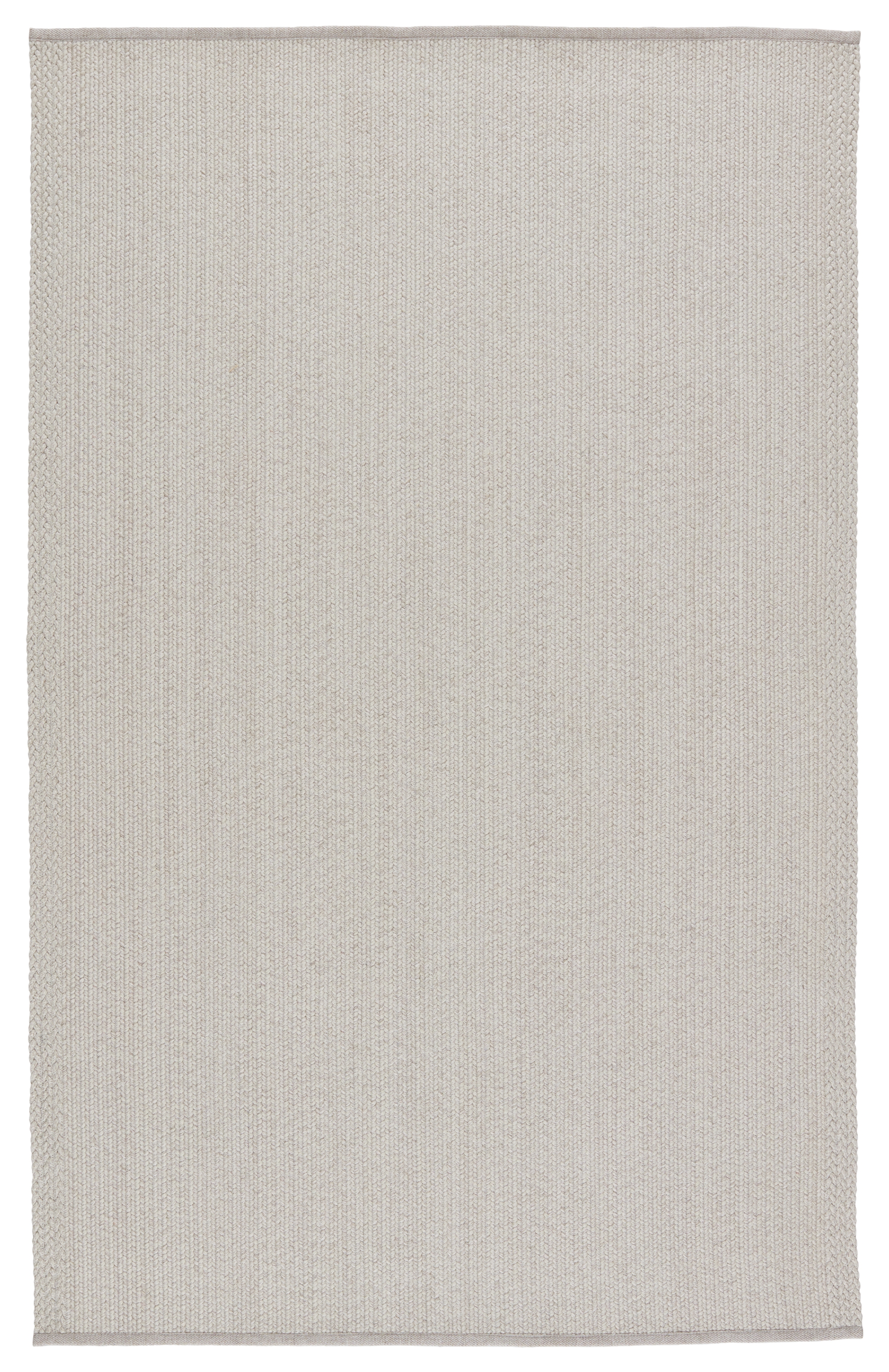 Sven Indoor/ Outdoor Solid Light Gray Area Rug (5'X8') - Image 0