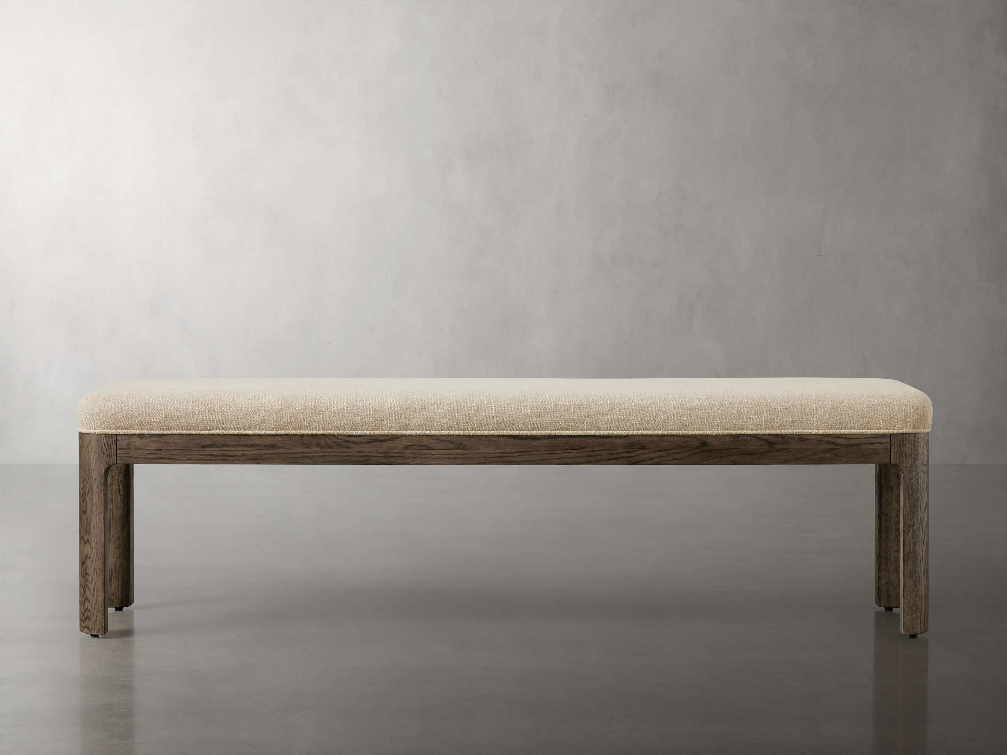Calista Bench in Upholstered 55" Brown  Izzy Fawn/Cocoa - Image 0