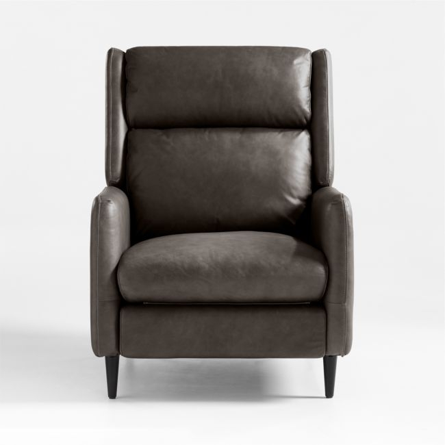 Pelle Leather Reclining Accent Chair - Image 1
