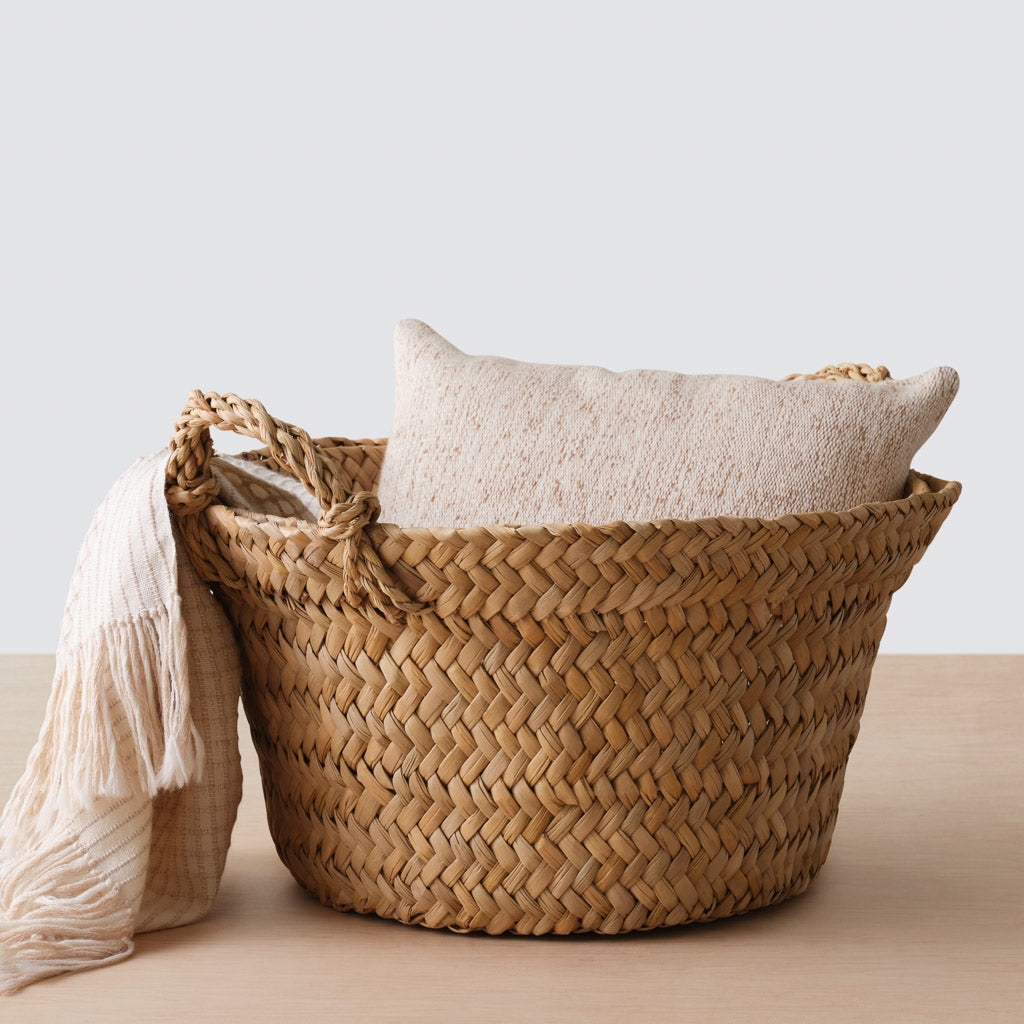 The Citizenry Totora Floor Basket | Large | Brown - Image 10