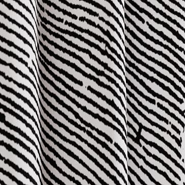 Etched Cloud Curtain, Set of 2, Black 48"x108 - Image 1