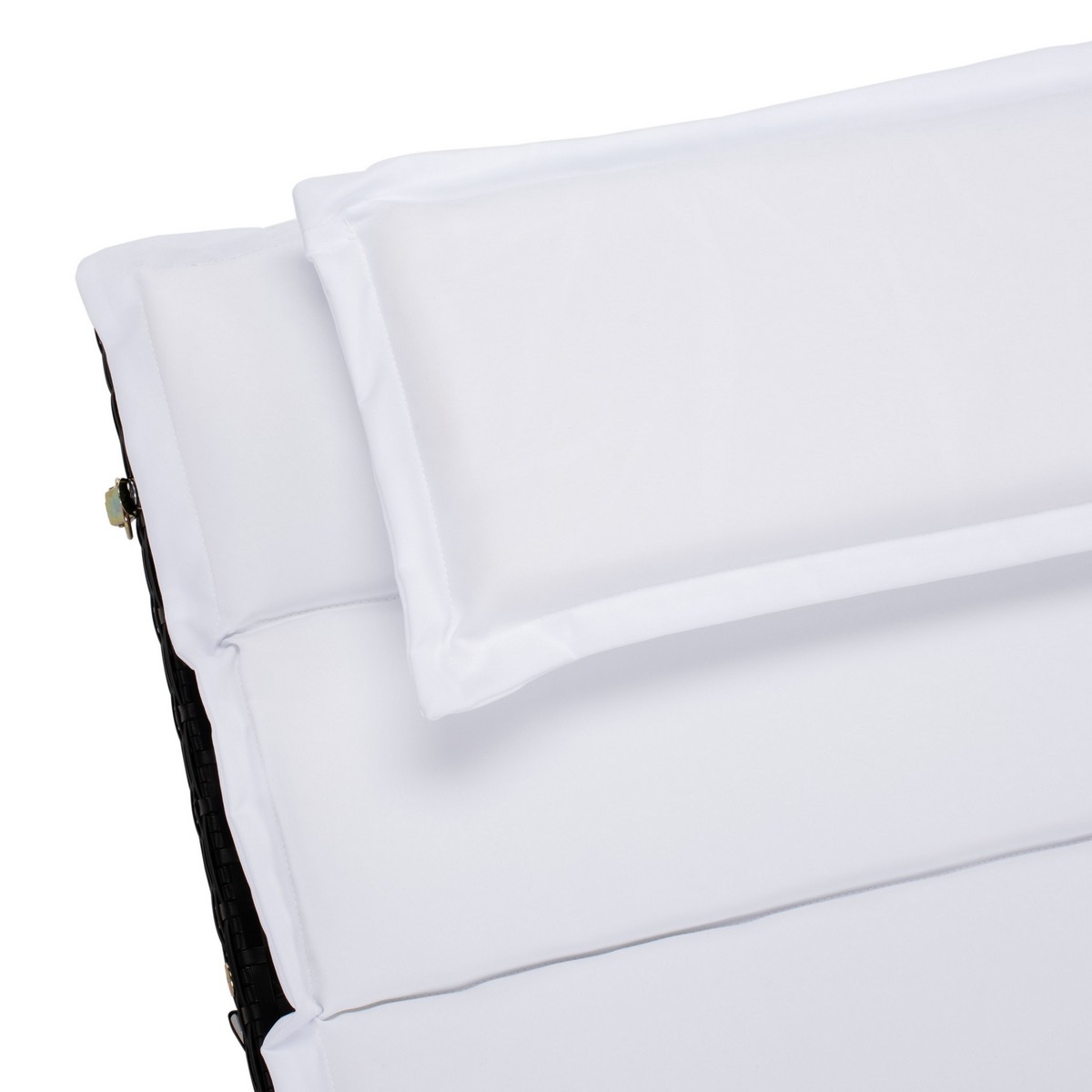 Carew 3 Pc Sun Lounger Set - Black - Safavieh - Image 2