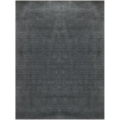 Arizona Handwoven Wool Dark Gray Area Rug - Image 0