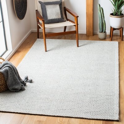 Sullivan Flatweave Wool Light Gray Area Rug - Image 0
