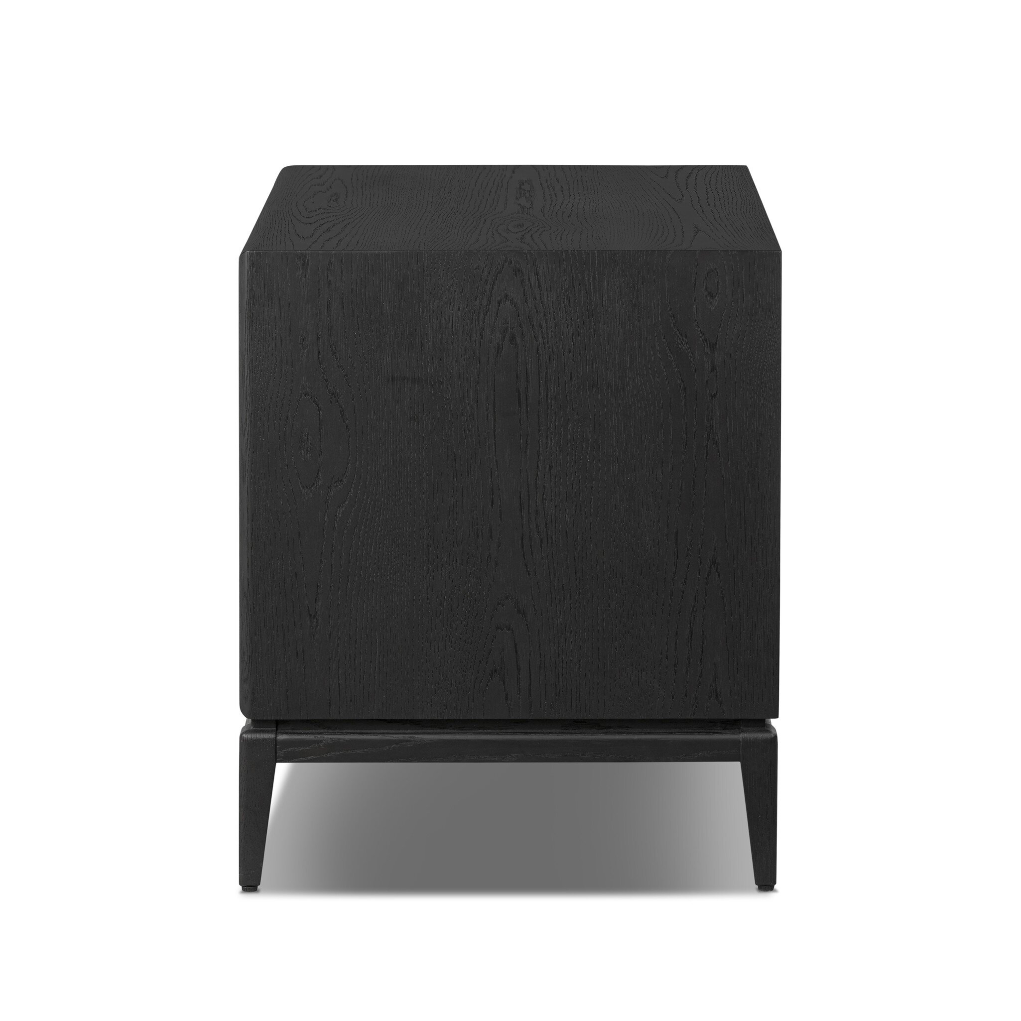 Rosenell Closed Nightstand - Black Oak Veneer - Image 4