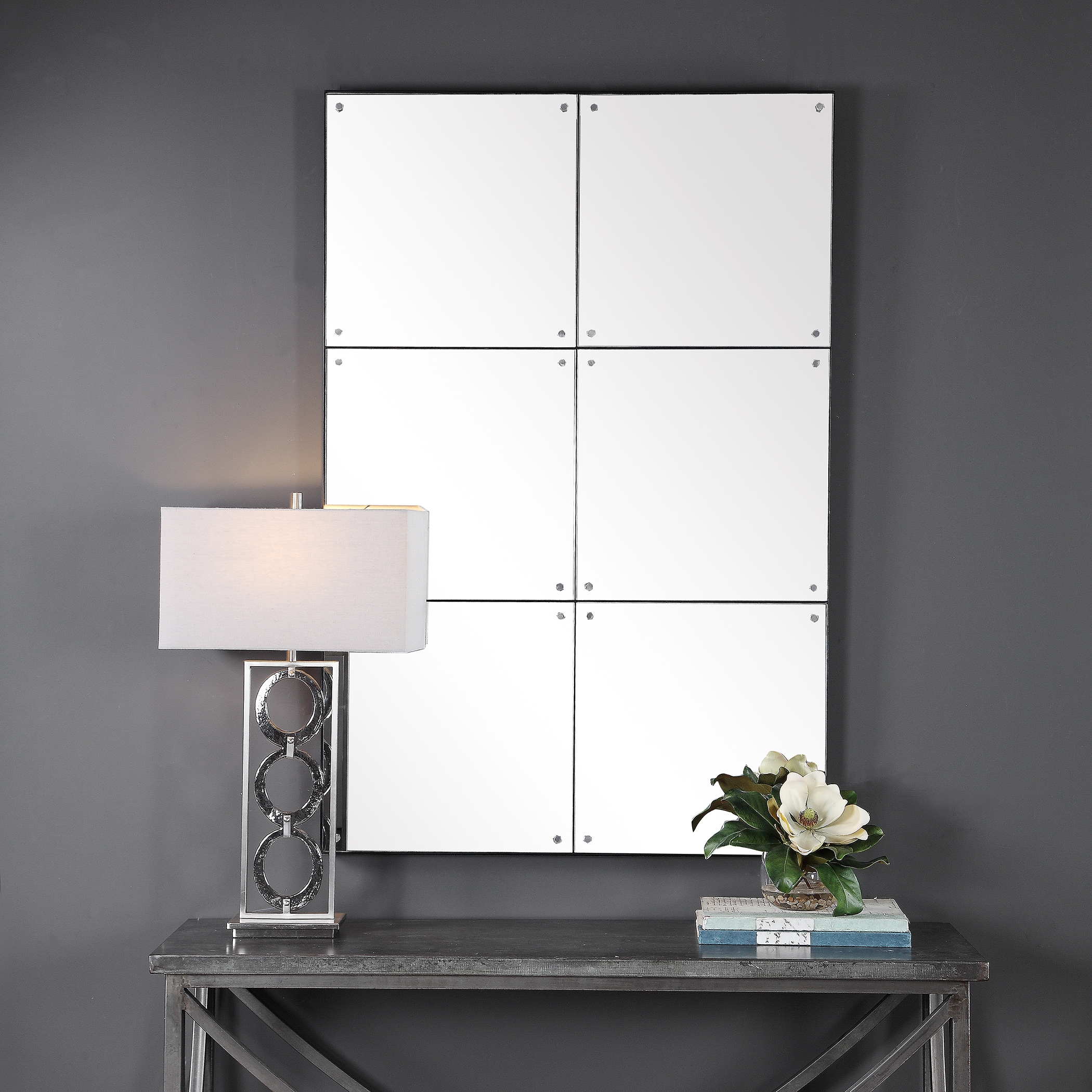 Eldred Industrial Wall Mirror - Image 0