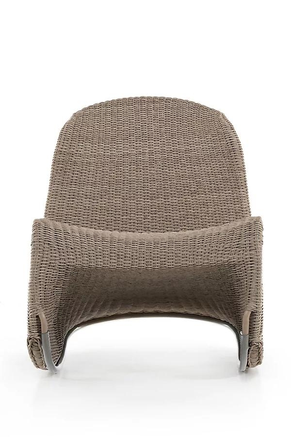 Portia All-Weather Wicker Outdoor Rocking Chair - Image 0