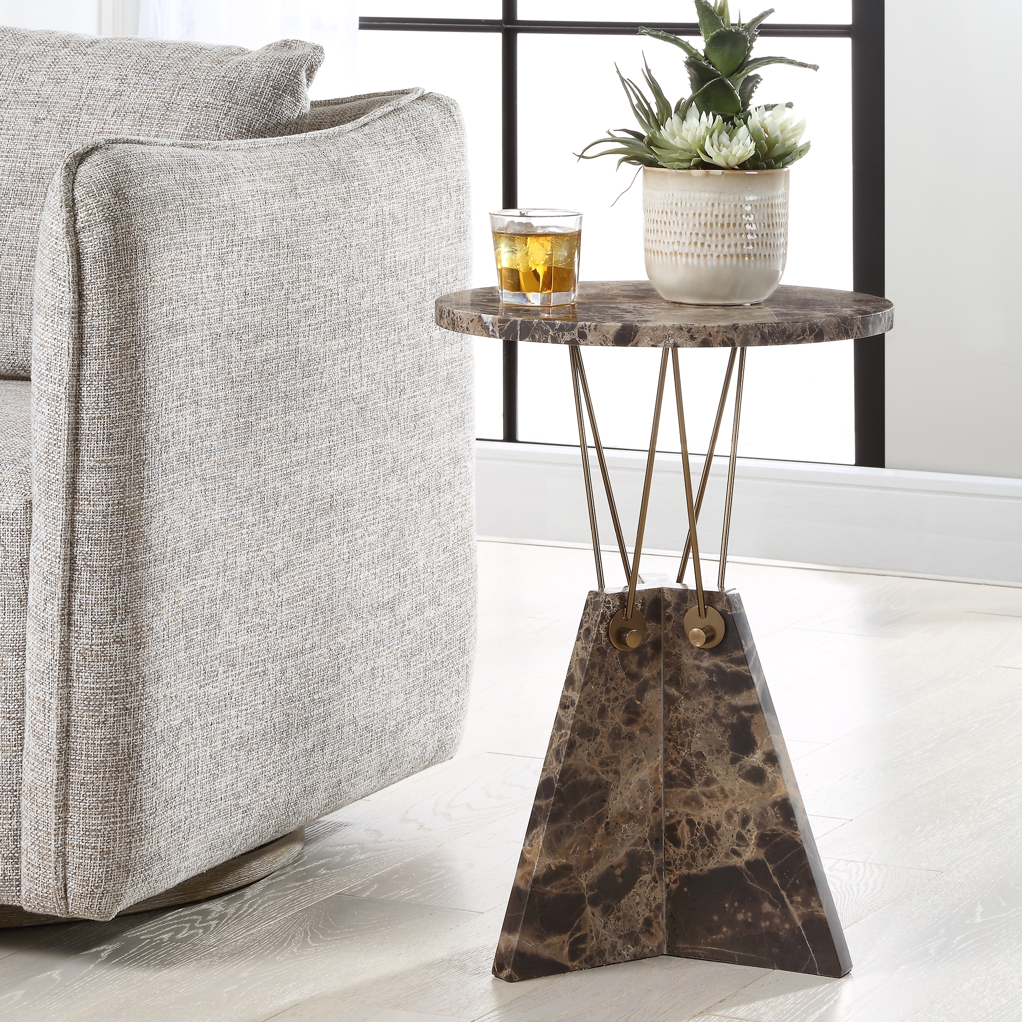 Levitate Marble Accent Table - Image 1