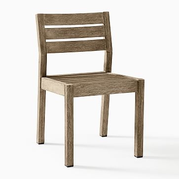 Portside Outdoor Dining Chair, Driftwood, Set of 6 - Image 2