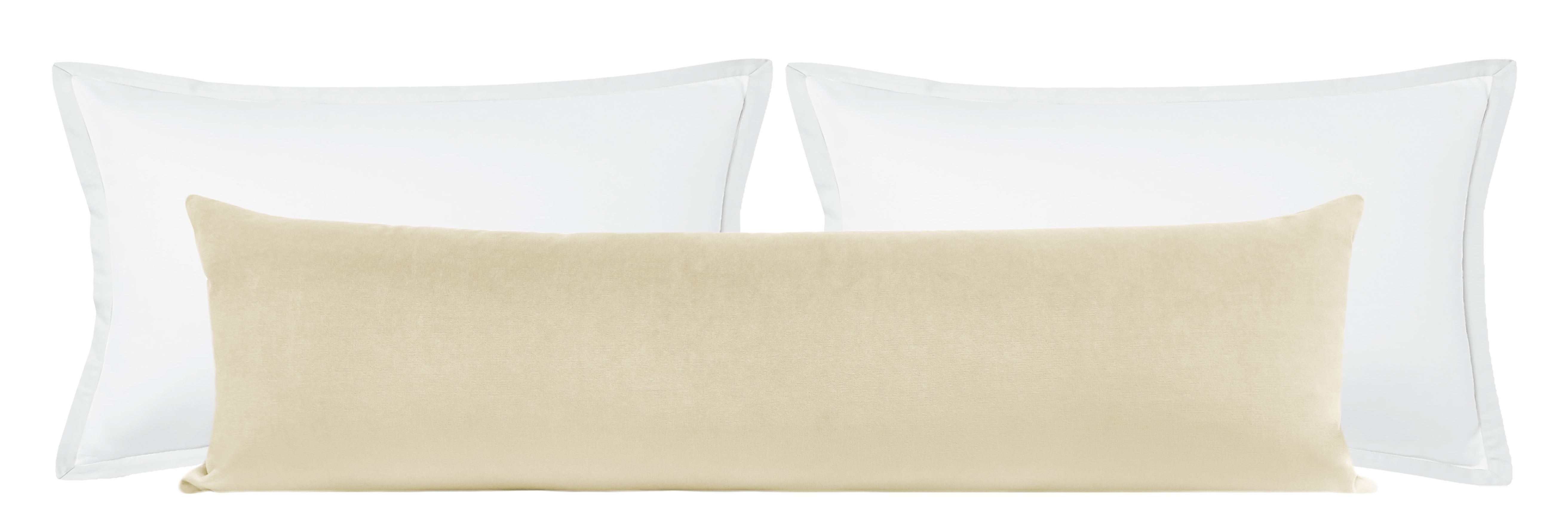 THE XL LUMBAR :: SOCIETY VELVET // CASHMERE - 14" X 48" - Image 2