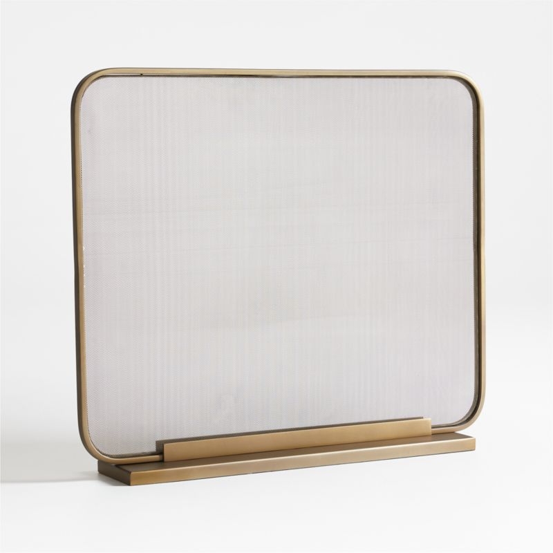 Telum Brass Fireplace Screen - Image 3