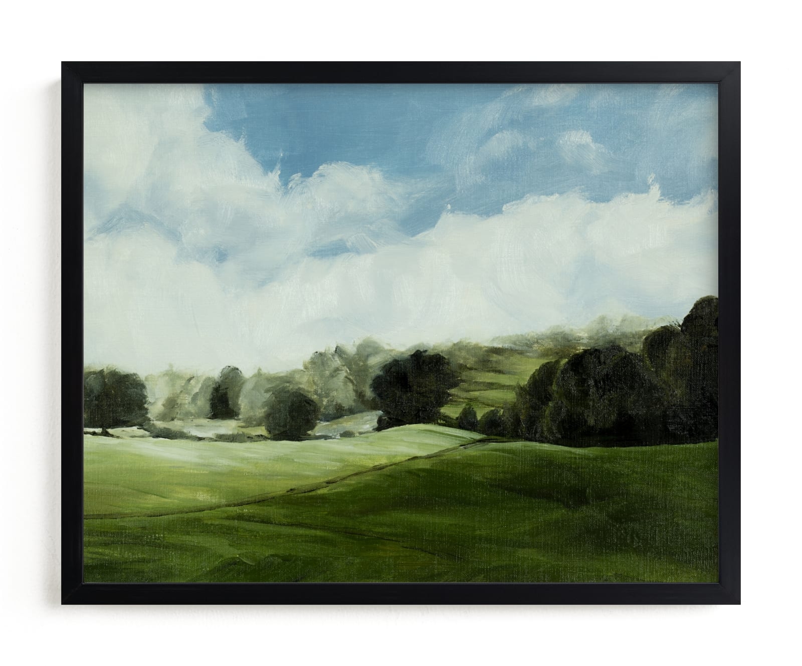 Peace Of Greens And Blues Limited Edition Fine Art Print 2 - Image 0