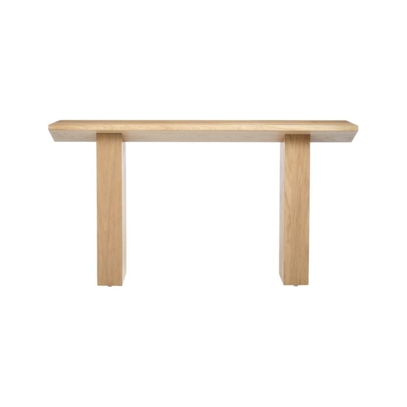 Van Natural Wood Console Table - Image 2