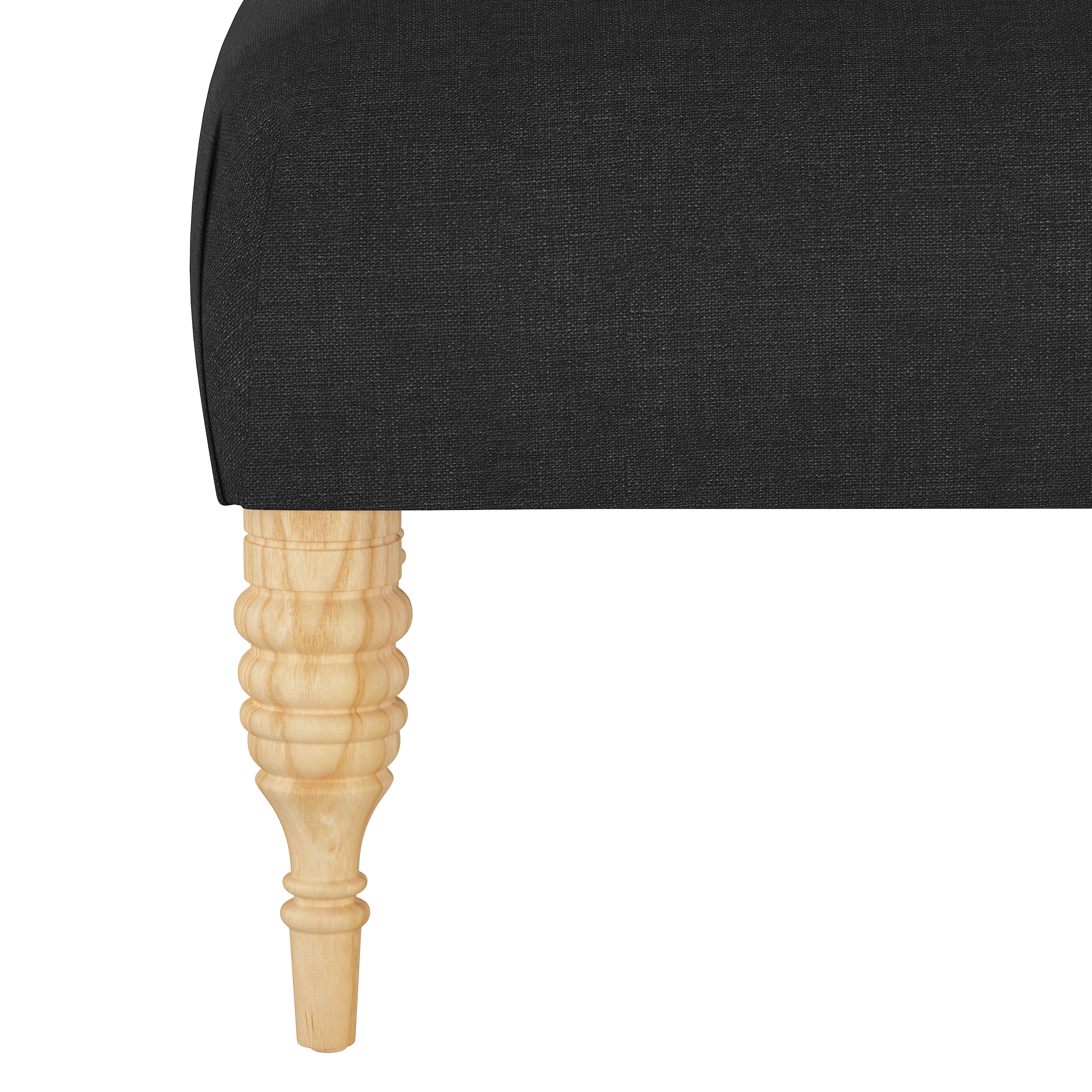 Algren Cocktail Ottoman with Turned Legs - Image 2