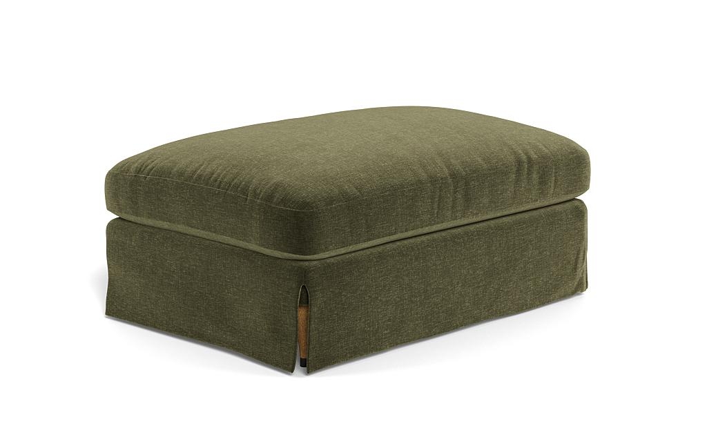Maxwell Slipcovered Ottoman by Apartment Therapy - Image 1