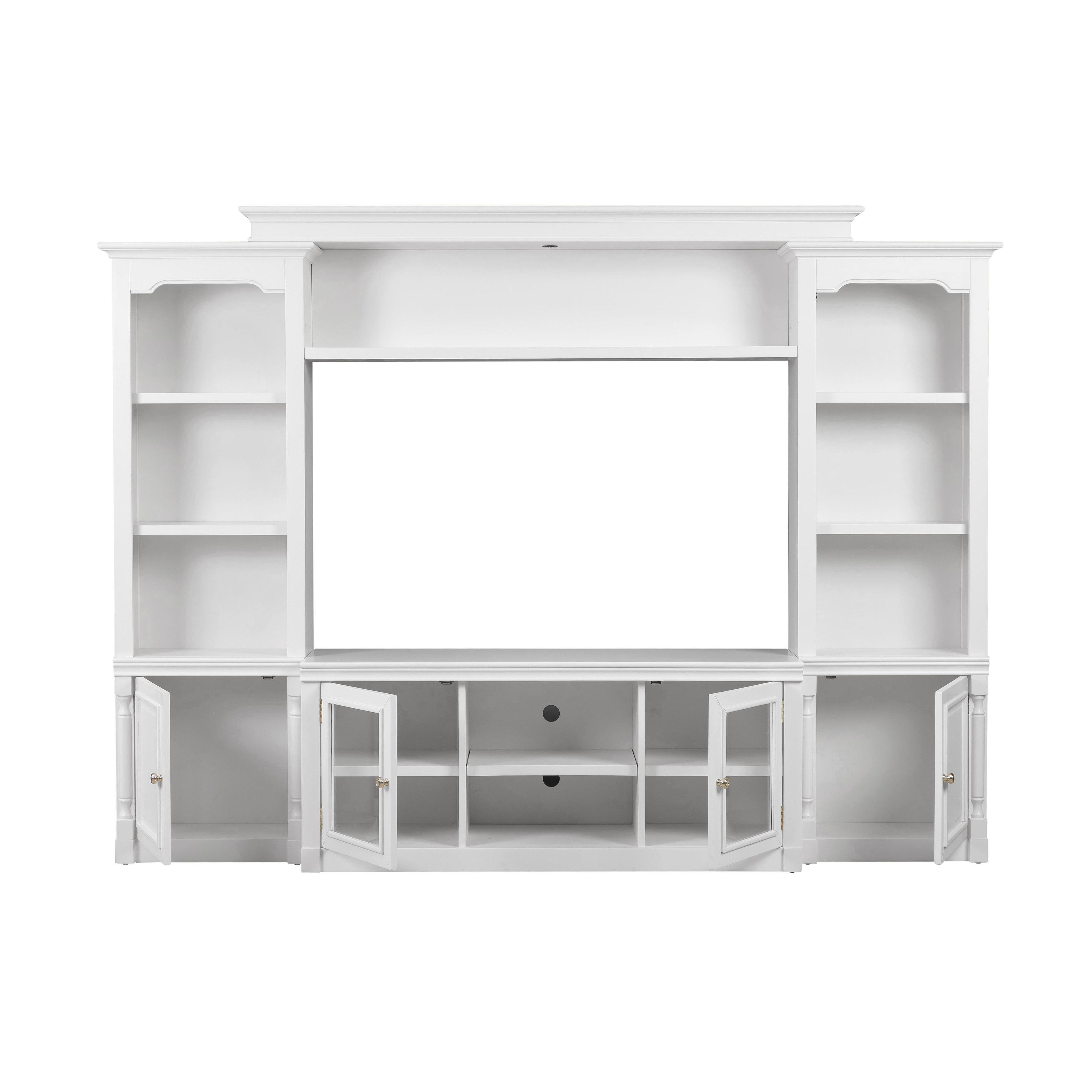 Virginia White Entertainment Center for TVs up to 65" - Image 2