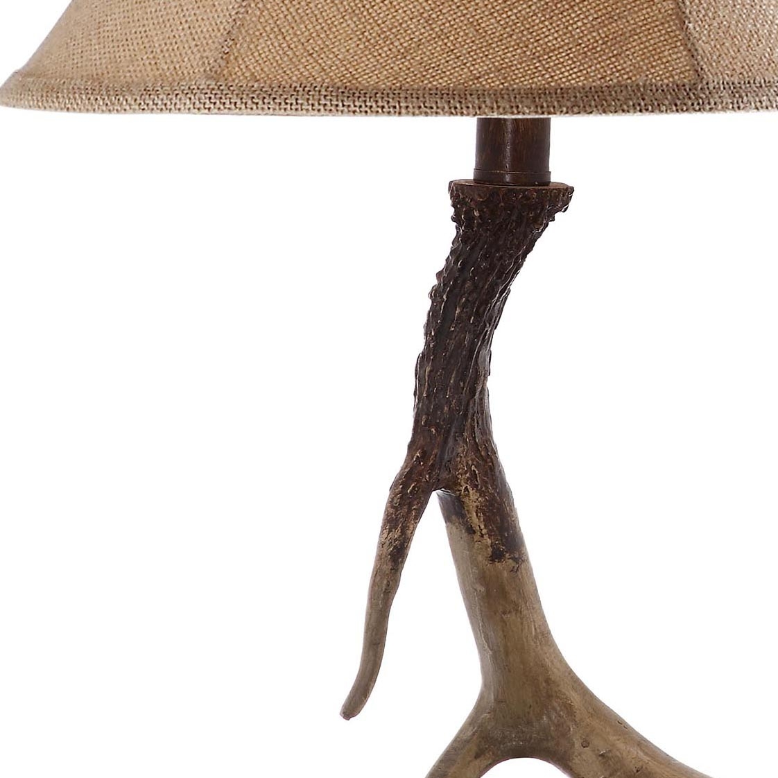 Sundance Faux Antler Tble Lamp - Brown - Safavieh - Image 3