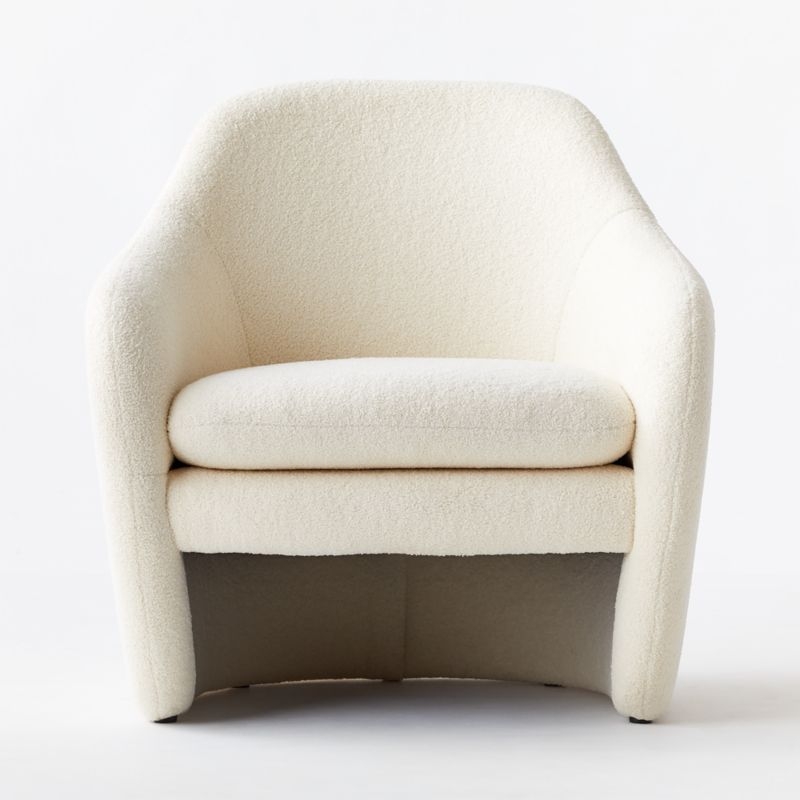 Pavia Bloce Cream Chair - Image 1
