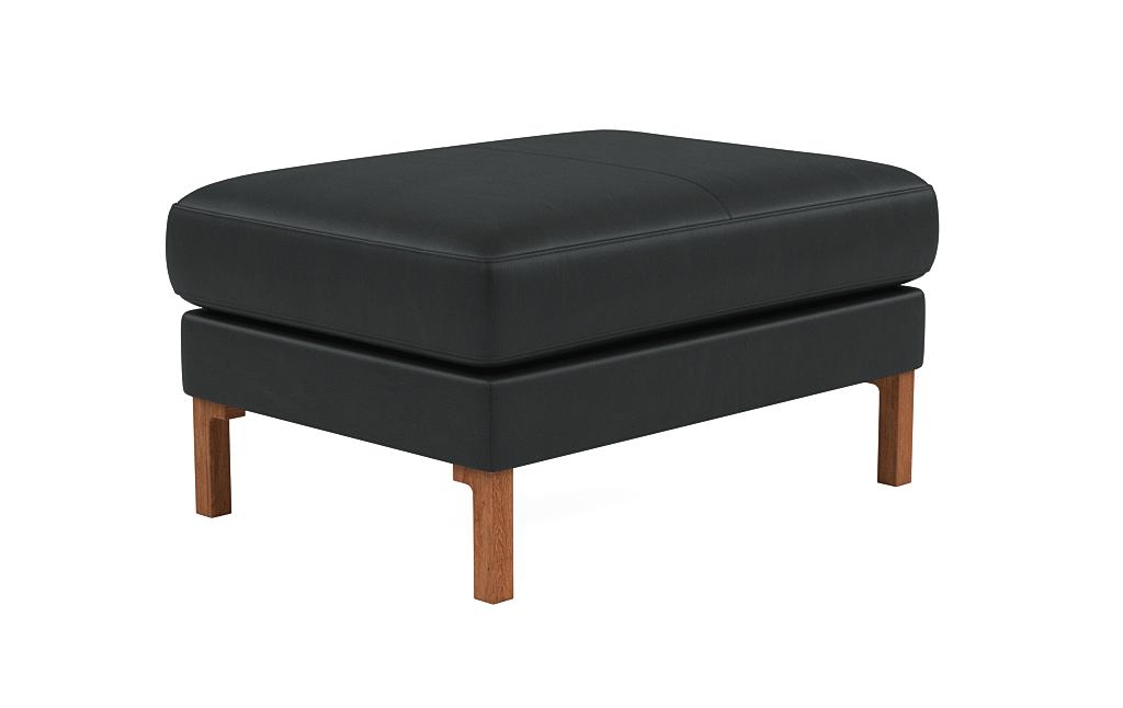 Winslow Leather Rectangular Ottoman - Image 1
