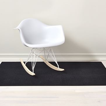 Chilewich Solid Shag Floormat, 18x28, Black - Image 2