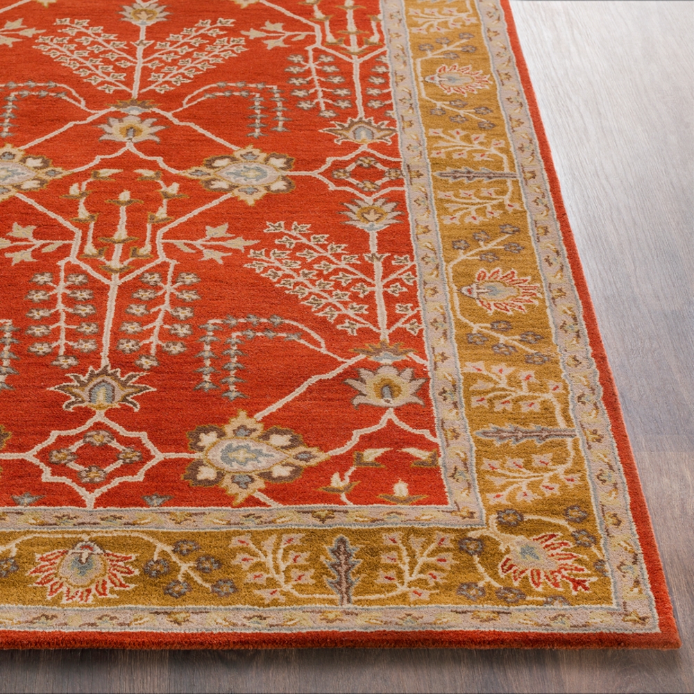 Middleton Red Indoor 6' x 6' Handmade Rug - Image 2