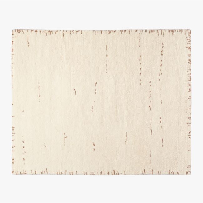 Marrin Hand-Knotted Ivory New Zealand Wool Area Rug 8'x10' - Image 0