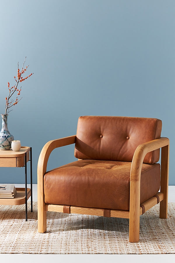 Kieran Leather Armchair - Image 0