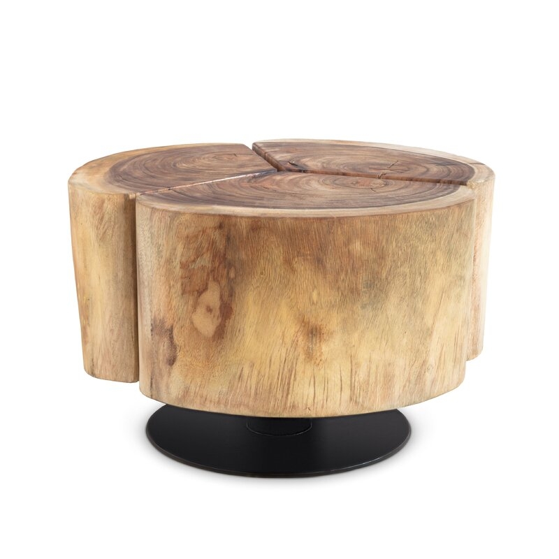 Phillips Collection Clover Chamcha Wood Coffee Table - Image 0