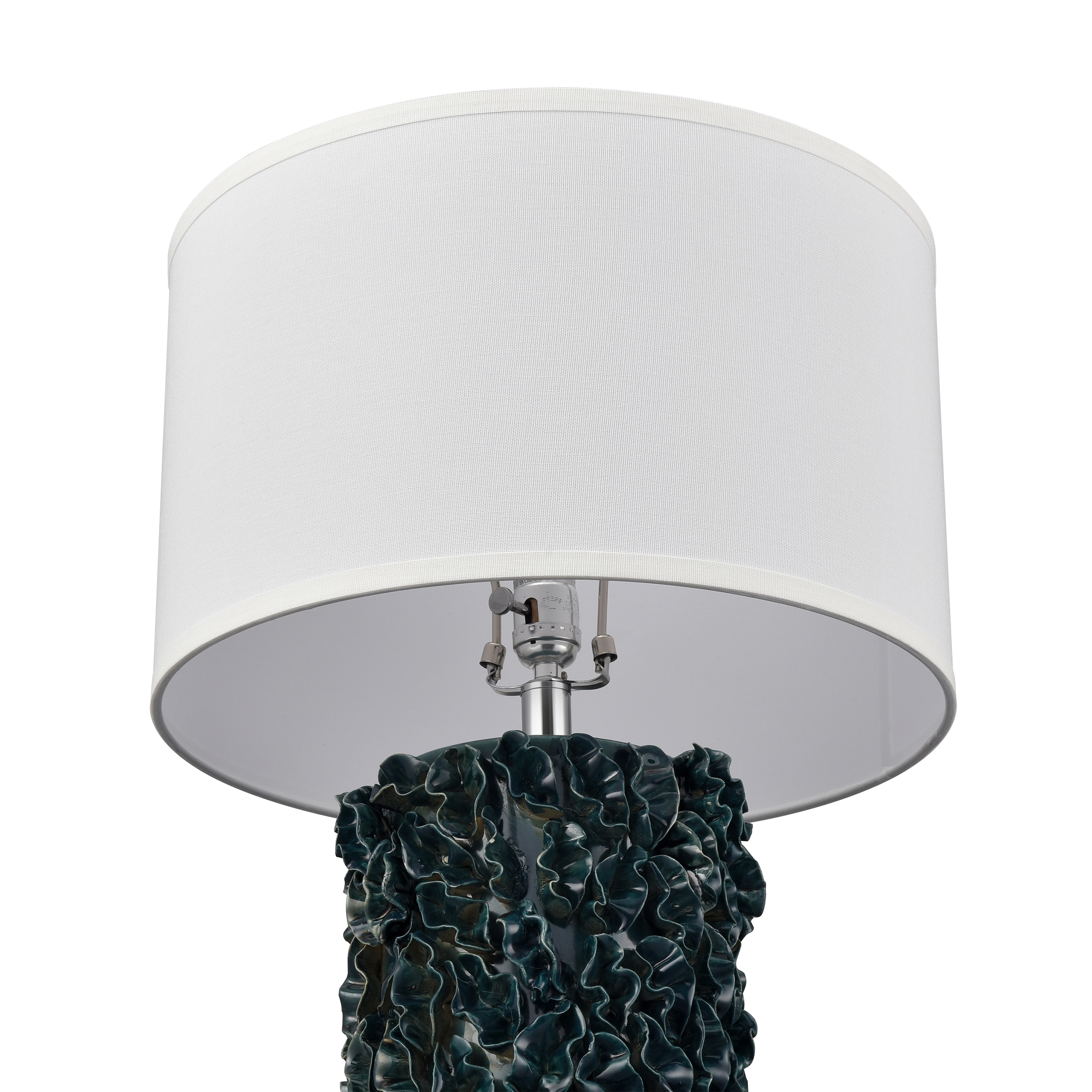 Larkin 25'' High 1-Light Table Lamp - Green Glazed - Image 3