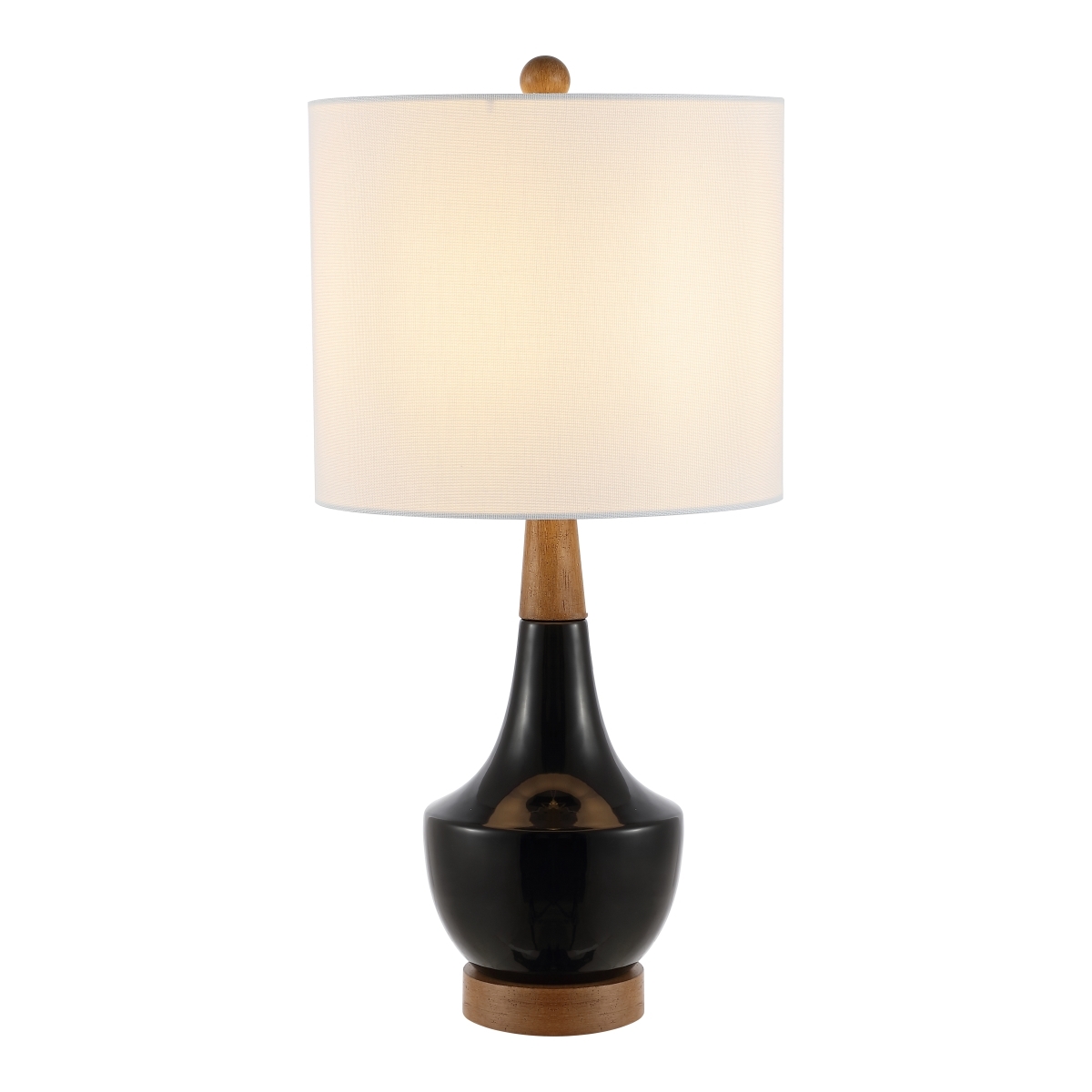 Edalyn 20.25" Table Lamp - Black/Natural - Safavieh - Image 4