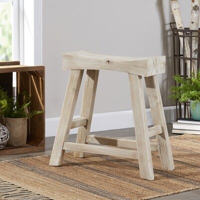 Corsair 22'' Tall Solid Wood Accent Stool - Image 0