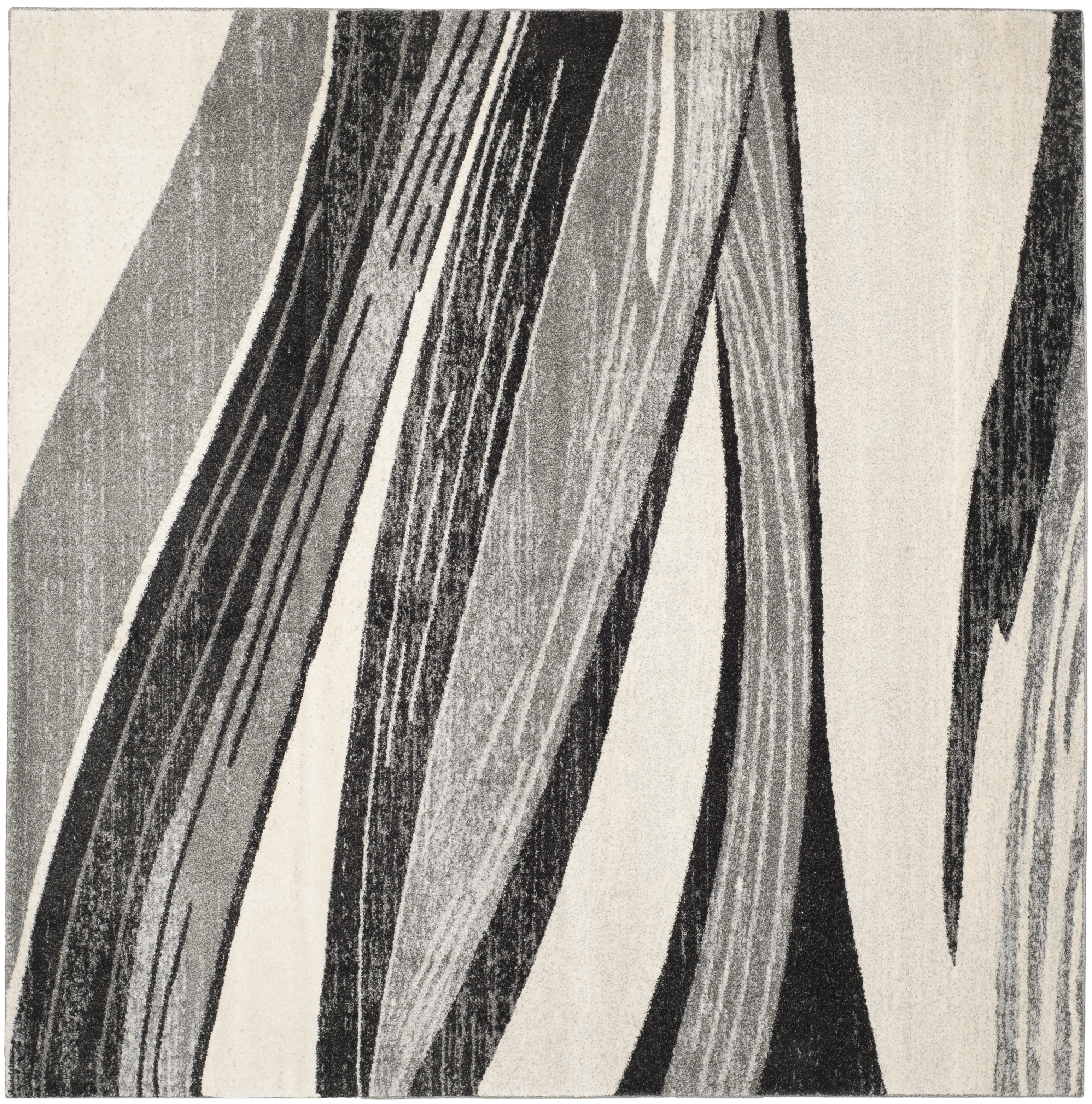 Arlo Home Woven Area Rug, RET2691-7912, Light Grey/Ivory,  8' X 8' Square - Image 0