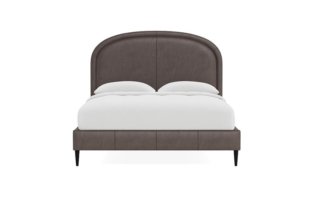 Anson Leather Upholstered Bed - Image 0