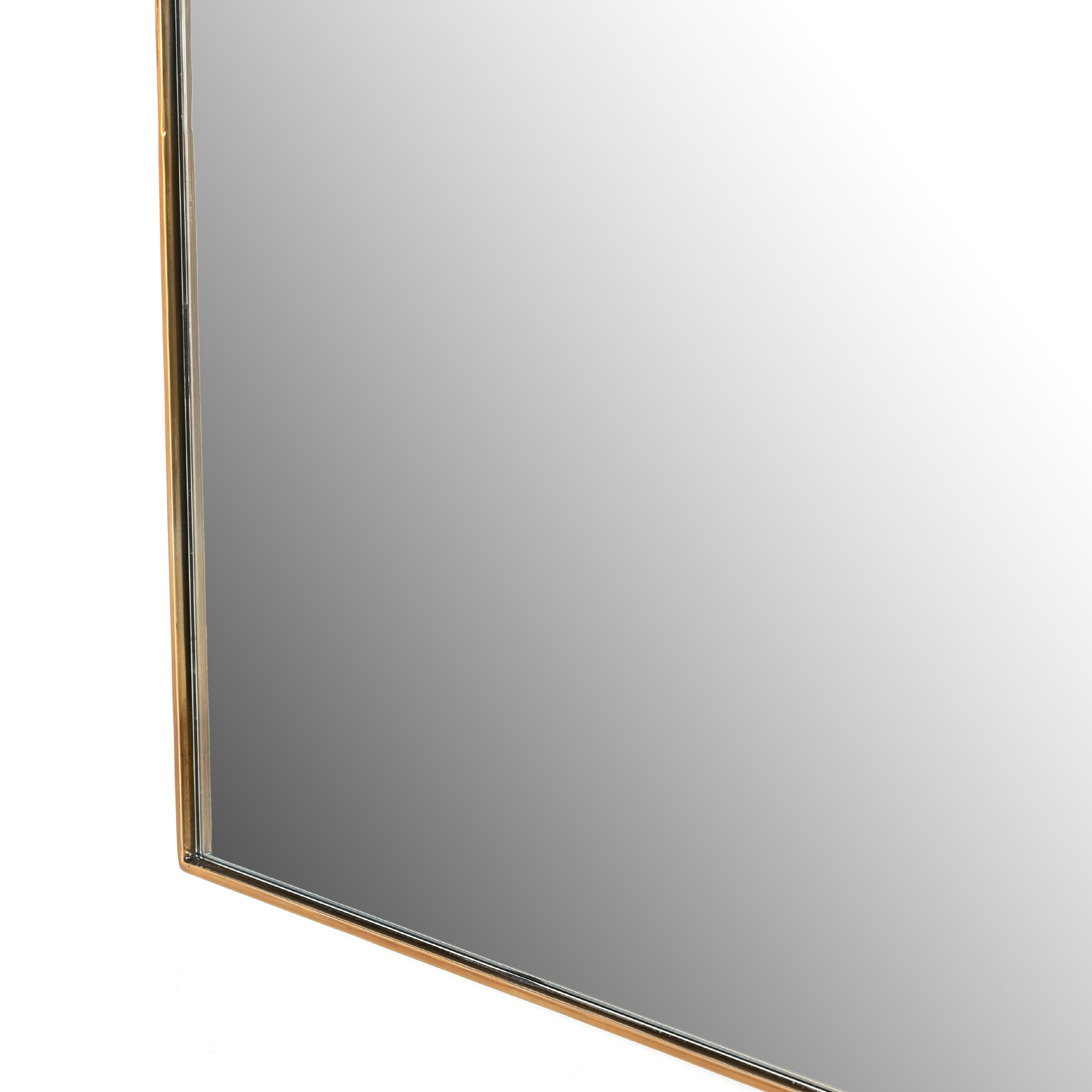 Georgina Wide Mirror-Polished Brass - Image 5