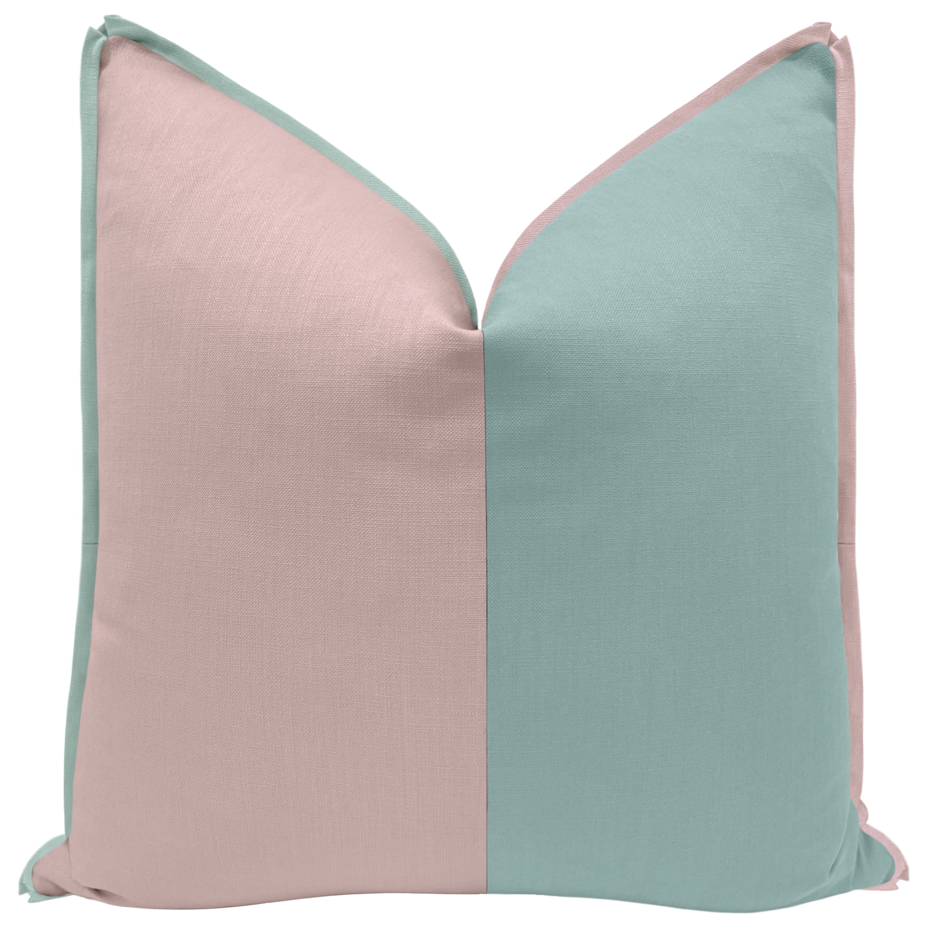 THE DUET | CLASSIC LINEN // LILAC + SPA BLUE - SAMPLE 4" X 4" - Image 0