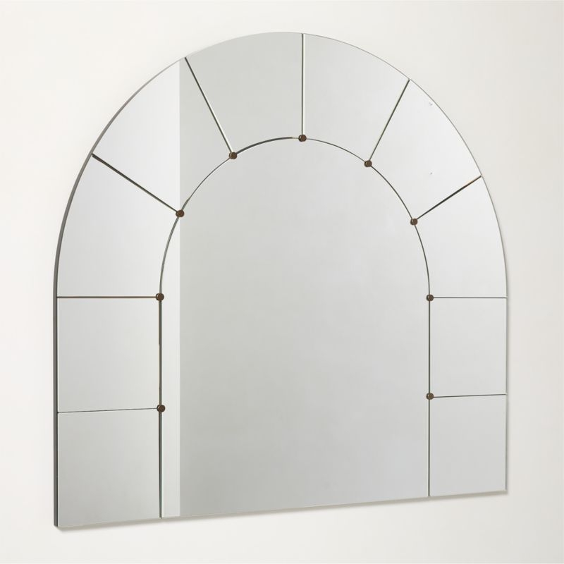 Academy Arched Mantle Mirror 46"X41" - Image 1
