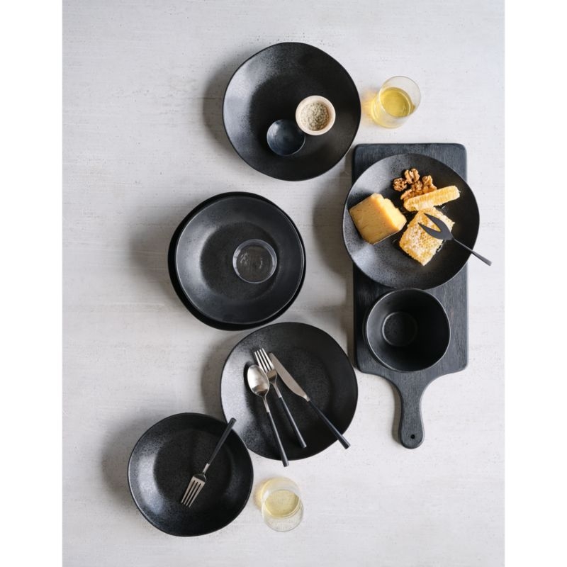 Marin Matte Black Cereal Bowls, Set of 8 - Image 3
