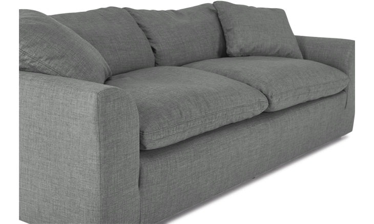 Gray Bryant Mid Century Modern Sofa - Royale Ash - Image 4