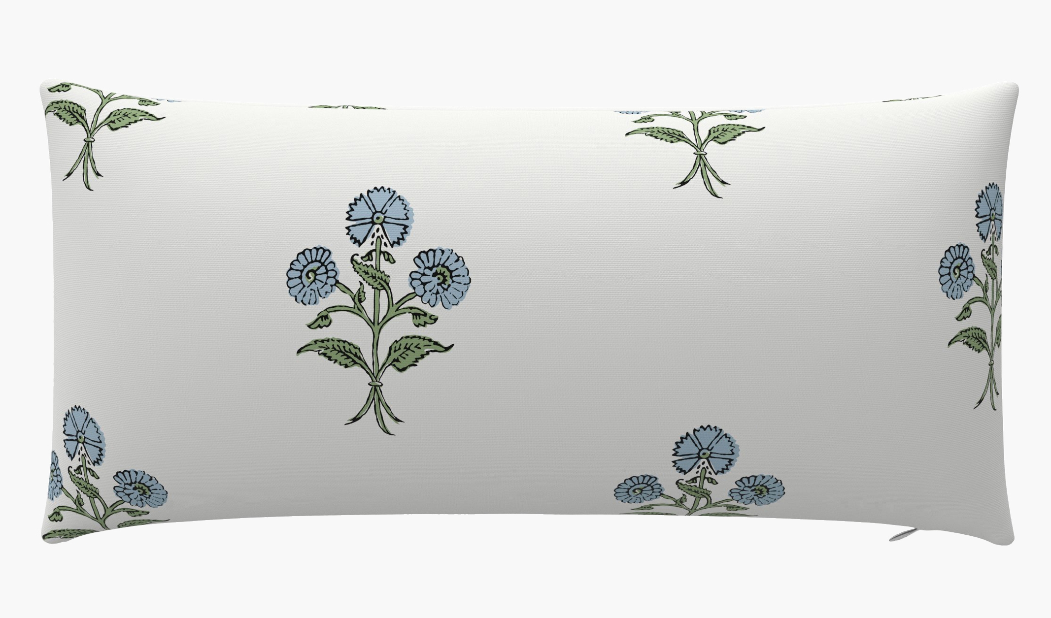 Throw Pillow 14" x 20", Blue Delphine, 14" x 20" - Image 0