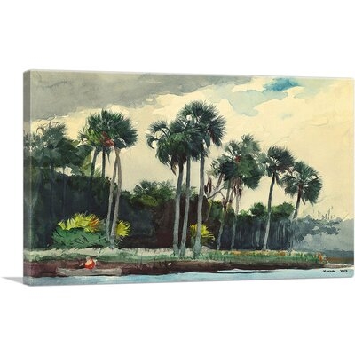 Red Shirt Homosassa Florida 1904 by Winslow Homer - Wrapped Canvas Painting Print - Image 0