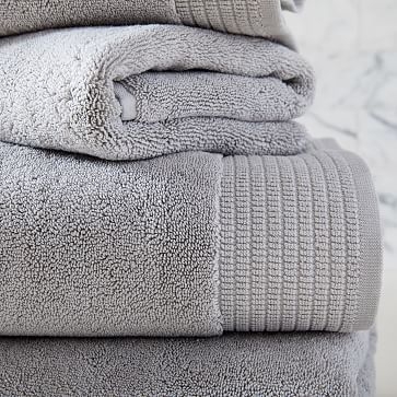 Organic Premium Spa Towel Set, Mocha, Set of 3 - Image 1