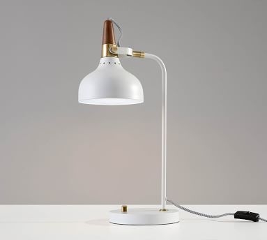 Thora Metal Task Lamp, Black - Image 1