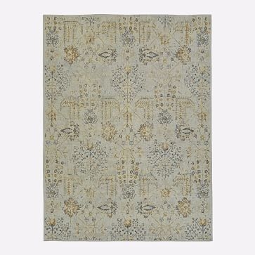 Printed Canopy Rug, 5x8, Frost Gray - Image 0