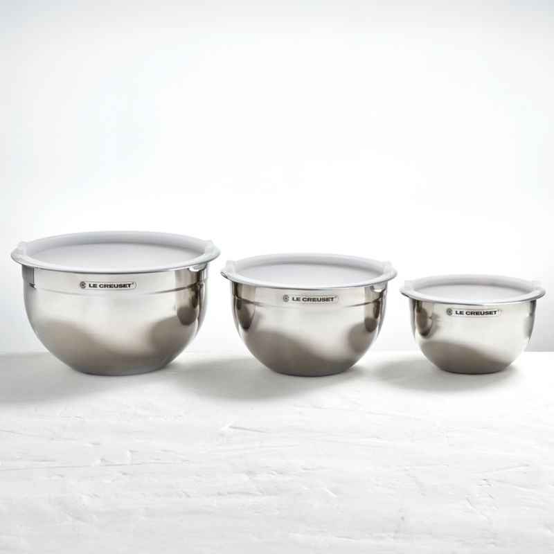 Le Creuset ® Stainless Steel Nested Mixing Bowl, Set of 3 - Image 3