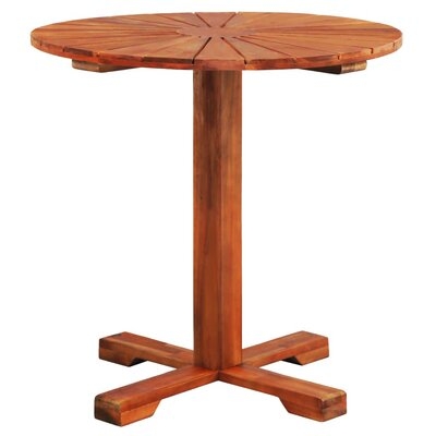 Loon Peak® Bistro Table 27.6"X27.6" Solid Acacia Wood - Image 0